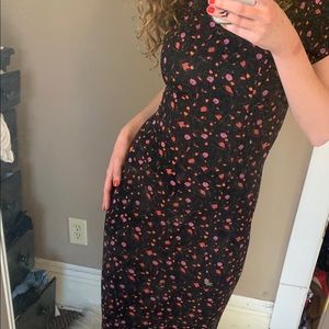 Free People Fitted Maxi Dress